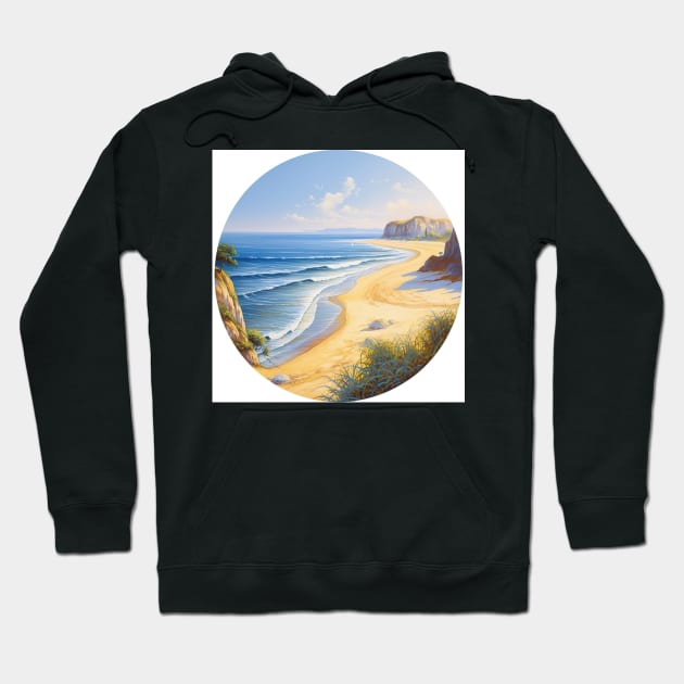 Beach The crystal-clear waters Hoodie by ComicsFactory